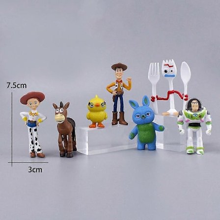 10 st Toy Story Actionfigurer - Buzz Lightyear, Woody, Jessie, Alien PVC-dockor som present till barn
