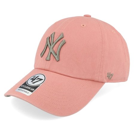 47 Brand - MLB Pink unconstructed Czapka Z Daszkiem - New York Yankees Ballpark Camo Clean Up Sedona Pink Dad Cap @ Hatstore
