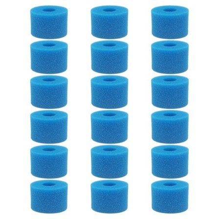 18 st Återanvändbara Tvättbara Skumfilterpatroner för Pure Spa S1 Typ