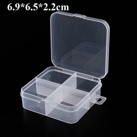 Förvaringslåda smycken pärlor behållare 6.9X6.5X2.2CM5 5 6.9x6.5x2.2cm5