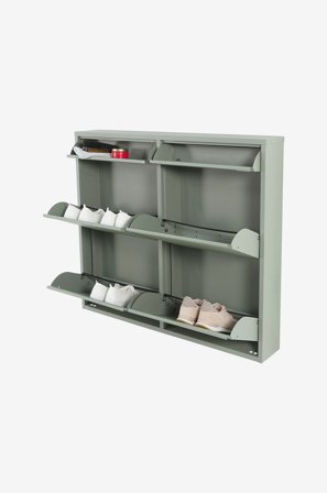 Spinder Design - Skoskap Billy 6 - Grønn - Skoskap - Fra Homeroom