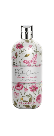 Baylis & Harding Royale Garden Rose, Poppy Vanilla Body Wash Bad dusch Dam 500 ML
