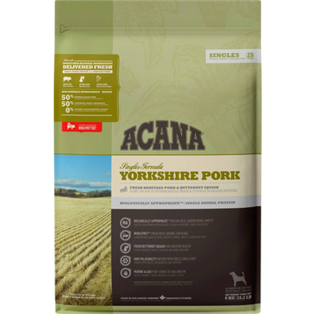 Acana - Dog Singles Yorkshire Pork 11,4 kg - Hund - Hundefôr & hundemat - Tørrfôr for hund - ZOO.no
