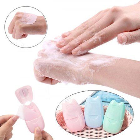 Sæbepapir - Transportabel sæbe - 20 stk