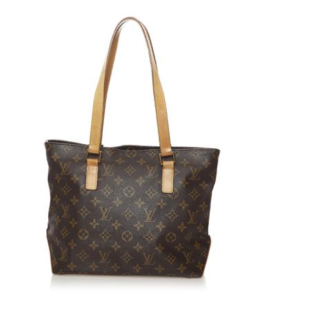 Louis Vuitton Vintage Pre-owned Cabas Piano Monogram Tote Taske Brun, Dame Vintage Tasker, Størrelse: ONE Size