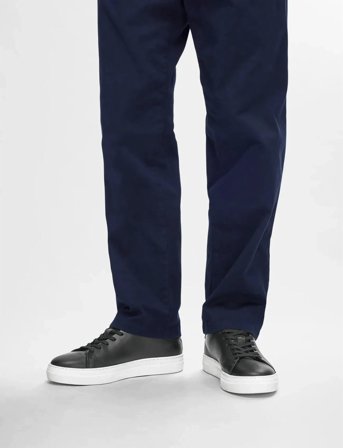 Selected Slhdavid Chunky Leather Sneaker Noos - Black - 40