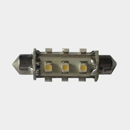 LED Spollampa Runtlysande L44mm
