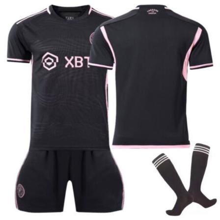 23-24 Vuxna Barn Kit Träningsdräkter Kort skjorta+Shorts+Sock Sport inter miami 23/24 away kit #blank #20 (5-6 years)
