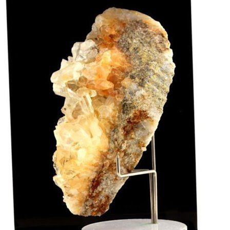 Stenar och mineraler. Hyalin kvarts. 1175,80 cent. Sarenne, Alpes d'Huez, Oisans, Isère, Frankrike.