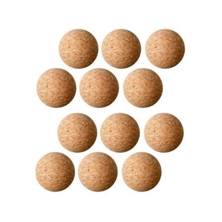 12 stk vinstoppekorker vinstoppekorker kork tre karaffel topp rund ball mini erstatningsverktøy