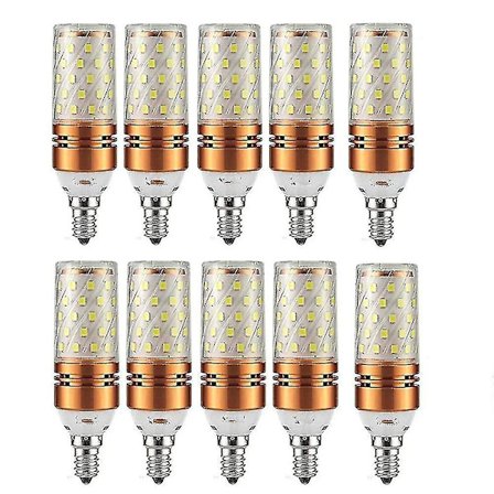 12 W Led-pærelys 1000 lm E14 E27 T 60 Led-perle Smd 2835 dekorativ julebryllupsdekorasjon -10korn