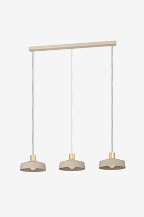EGLO - Pendel Valdiola 3-Light - Beige - Takpendler - Fra Homeroom