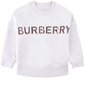 Kids - Burberry White Logo Sweatshirt 12 Years - Jumpers and knitwear - 12 years - White - Mädchen