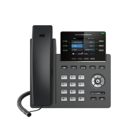GRANDSTREAM Ip Phone Black 6 Lines Tft