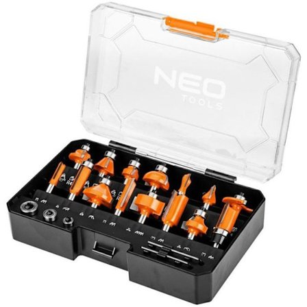 Borr - Neo Strawberry Widia, 8 mm skaft, 15 delar.