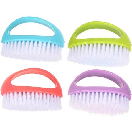 4 stycken Skrubbborste Rengöringsborste Hushåll Små Kläder B