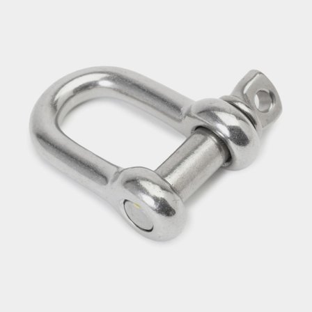 Seldén D-shackle in Forged stainless 316 steel, M10x20x40 mm, captive pin (307-024)