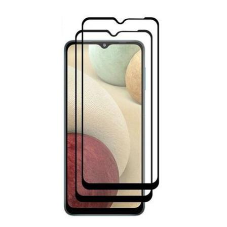 2-pack Fullskärm Skärmskydd Samsung A12 I Glas Svart