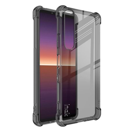 IMAK Airbagskydd för Sony Xperia 1 III - Genomskinlig Svart
