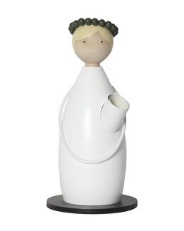 Adventtikynttelikkö Tiernatyttö Classic Valkoinen