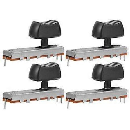 4 stk. Skyde-potentiometre Lineære potentiometre Tuning Volume Switch Lydkort Konsol Potentiometre