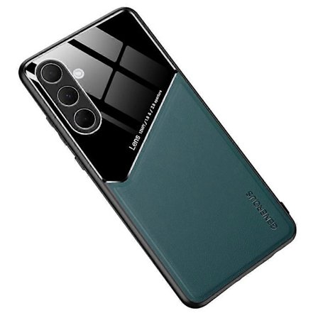 Samsung Galaxy A56 5G -kotelo, nahkapäällysteinen PC+TPU-puhelimen takakuori