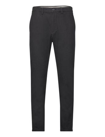 Slh175-Slim Miles Brushed Pant W Noos Bottoms Trousers Formal Black Selected Homme