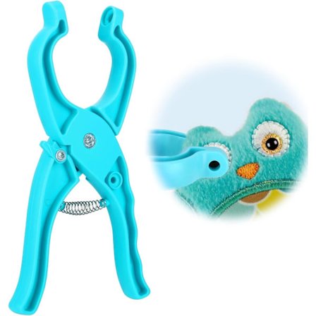 1 stk. Oppgradert sikkerhetsøye-tang, sikkerhetsøyne, hekleverktøy 5-30 mm for plysjleker, dukkelagingsverktøy, blå