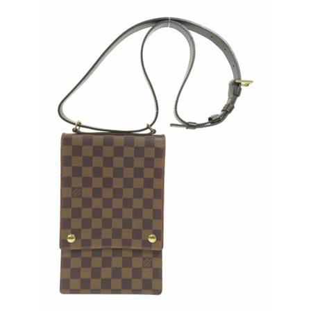 Louis Vuitton Vintage Louis Vuitton Portobello , Bruin , Dames , Maat: ONE Size Vintage Tassen