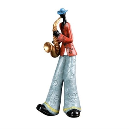 /EA/Jazzband Spillere Figurer Vintage Musiker Figur Resin Statuer D