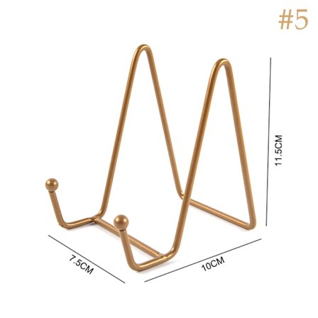 Iron Art Magazine Display Stativ Oppvaskstativ Tallerken Skål Bilde Fr