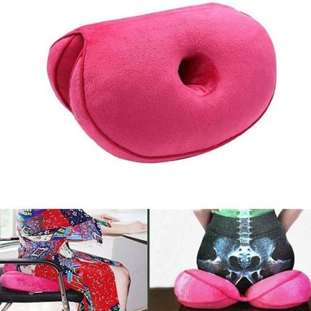 Dobbel komfortpute løft hofter opp sete pute, løft hofter opp sete pute,