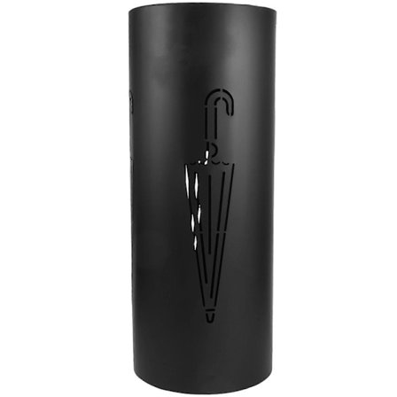 Paraplystativ Rundt Jern Døråpning Oppbevaringsbøtte Spaserstokker Holder