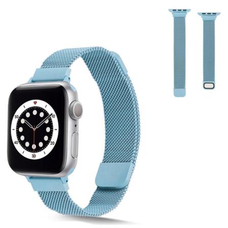 Apple Watch 40 mm rustfrit stål med urrem med magnetisk lås - Smaragdgrøn Green