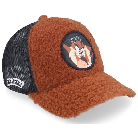 Capslab - Svart trucker Caps - Looney Tunes Taz Black/Brown Trucker @ Hatstore