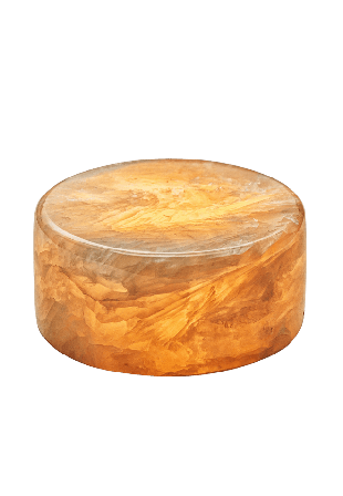 Unison MARBLE S beige polished äkta marmor bordsljus Belysning 80x40mm