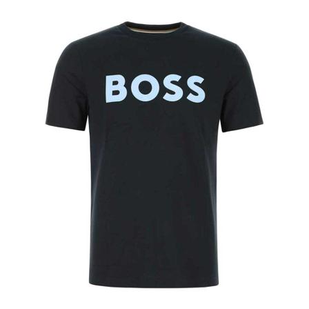 Hugo Boss T-Shirts , Blauw , Heren , Maat: S