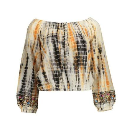Desigual Blouses , Beige , Dames , Maat: L