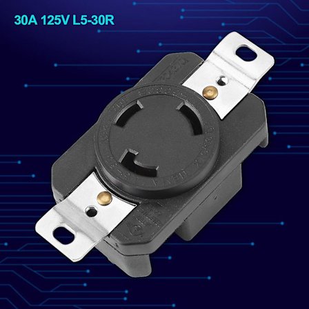 Nema L5-30r 30a 125v Twist Lock Elektrisk Hunnkontakt for Generator Ledningssett