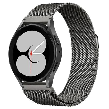 Milanese Loop For Samsung Galaxy watch 4/5/ pro/4 classic/Active 2/Gear S3-rem 20mm 22mm armband för huawei gt 3-2-2e-pro band 10 Graphite color 22mm 
