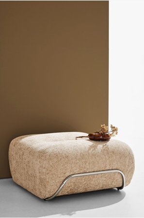 Pastill - Archie puff - Beige - Fotskamler & puffer - Fra Homeroom