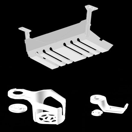 Tilbehør til elektriske hæveborde: studiebord - computerbord - skrivebord - gamingbord