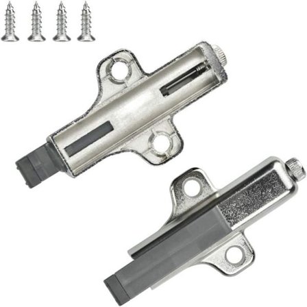 Kraftig dörrdämpare för skåp, mjukstängningssystem med kollisionsskydd, enkel installation buffertgångjärn för garderob och