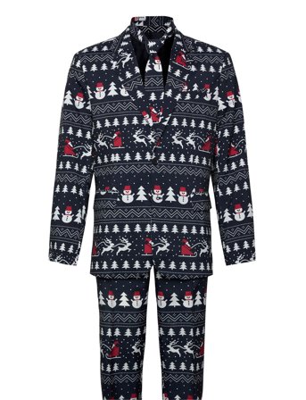 Happy Seasons The Awesome Christmas Suit Navy - Navy - XL