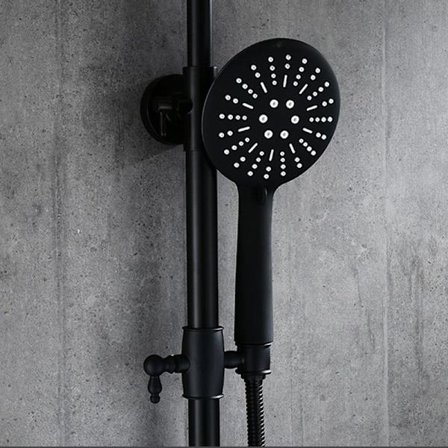 Multifunktionell ABS handdusch, regnduschhuvud med