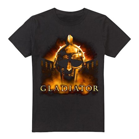 Gladiator Herr T-shirt Mitt Namn Är T-Shirt M Svart