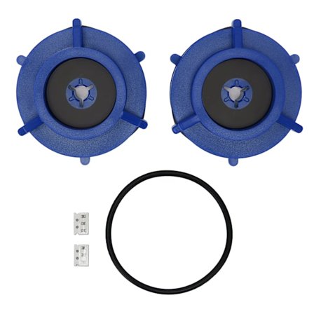 NAB Hub-adaptere Professionel spole-til-spole båndåbner med gummiring til ReVox Akai Blå 1 par