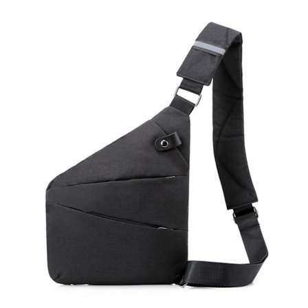 Mænd Crossbody Sling Bag Vandtæt Skulder Bryst Rygsæk Anti Tyveri Sash Bags Pouch Ny
