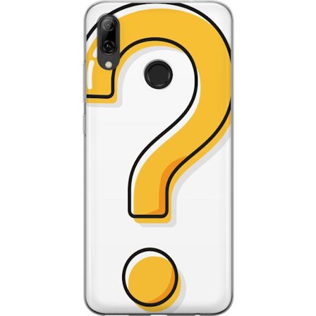 Kompatibelt Mobildeksel til Huawei P smart 2019 Spørsmålstegn