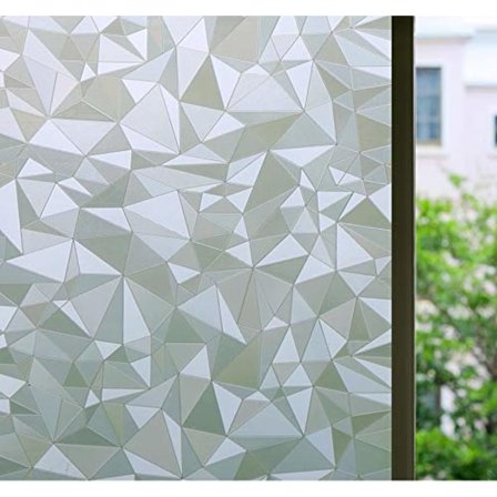 3D diamantformet dekorativt vindusfolie for friskhet og farget glass